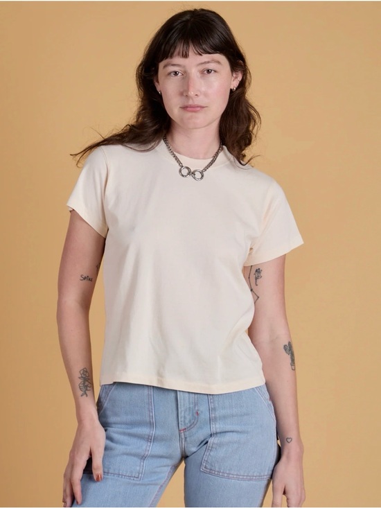 Big Bud Press Tops - NWOT Big Bud Press Organic Tee - Vintage Off White